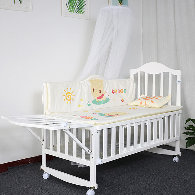 wood baby sleeping crib manufacturer