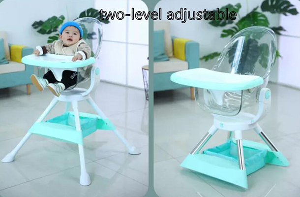 كرسي مرتفع صيني قابل للتعديل للأطفال مع مساحة تخزين من Wholeslae