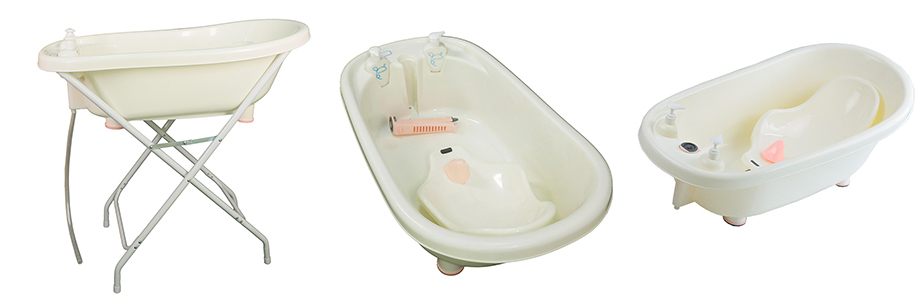 حوض استحمام أطفال مريح معتمد من الصين بالجملة مع حامل