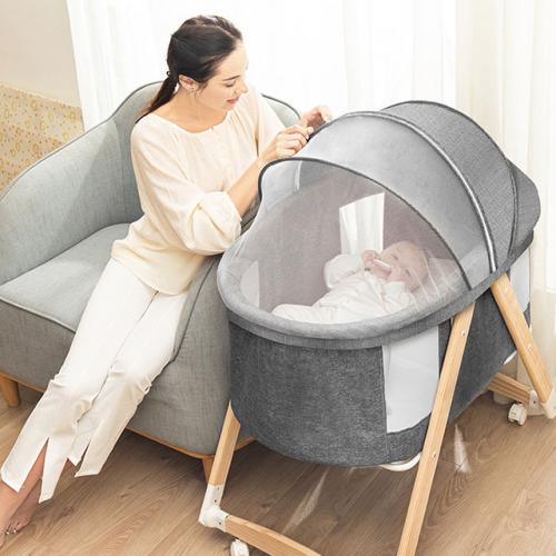 Portable Wooden Baby Bassinet wholesale