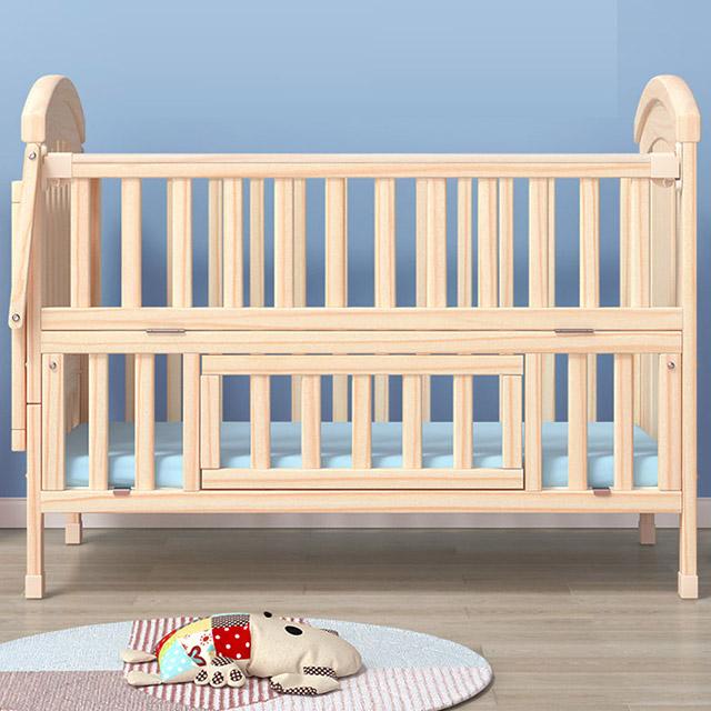 Eco-friendly Solid Wood Newborn Baby Crib