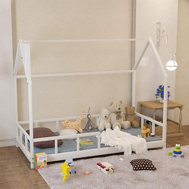 Wood House Bed For Kids manufacturer