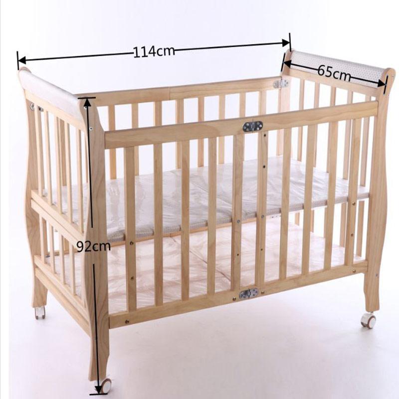 Wood Newborn Bedside Crib