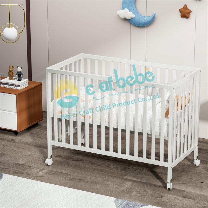Adjustable Baby Wood Crib